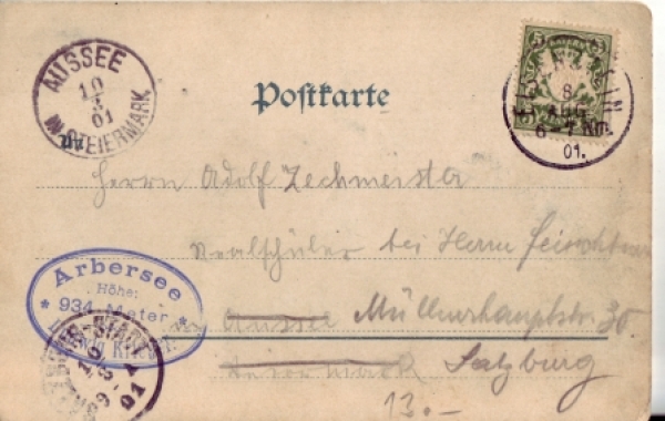 Großer Arbersee - D 1901 95 001 ●